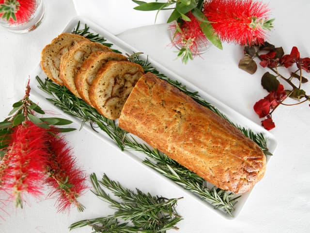 Turkey-style roast with gravy