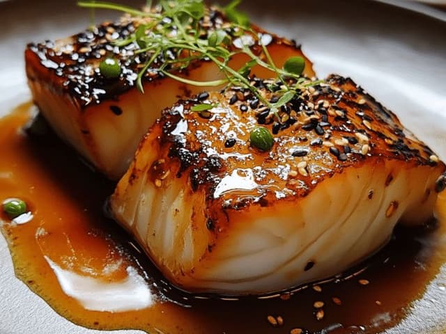 PONZU GLAZED BARRAMUNDI FILLET