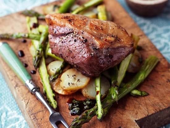 Roast Lamb Rump with Minted Salsa Verde