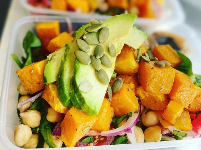 Herb Pumpkin Leafy Salad