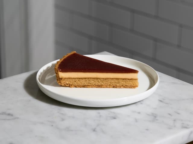 Brillat Savarin, Honey and Fig Tart (Slice)