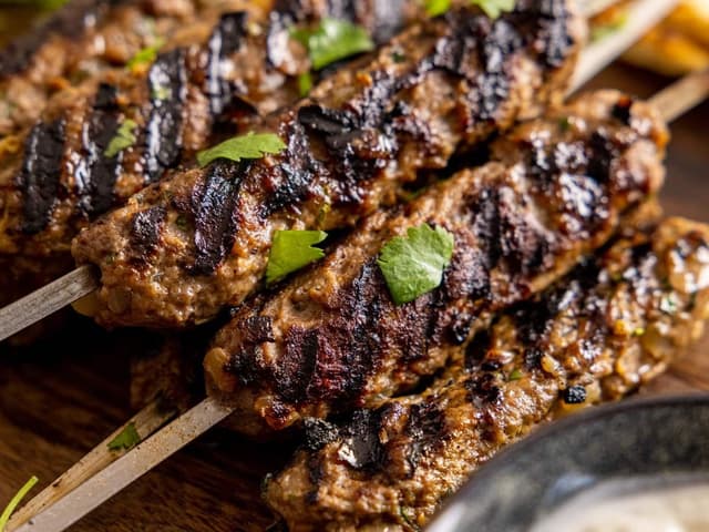 ZAATAR LAMB KEBABS