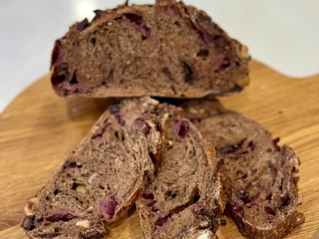 Double Choc Cherry & Hazelnut Sourdough
