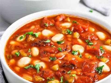 SMOKEY TOMATO + BUTTER BEAN SOUP