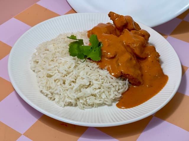 Butter Chicken with Rice