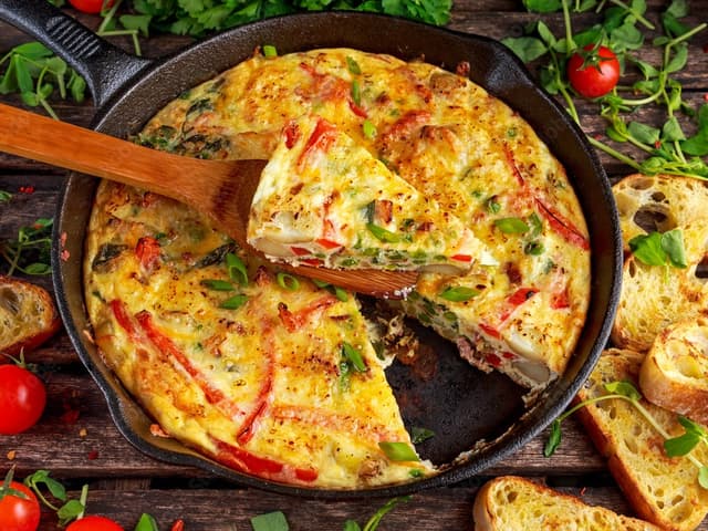 Roast Vegetable Frittata