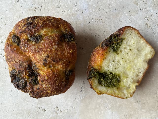 House-Made Focaccia – Pesto & Parmesan