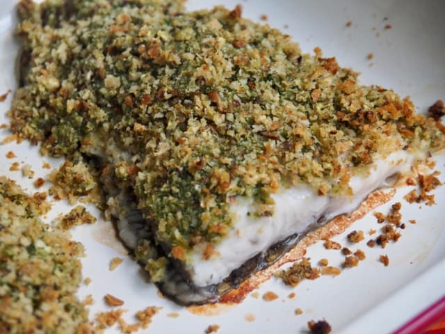 FURIKAKE + ALMOND CRUSTED BARRAMUNDI