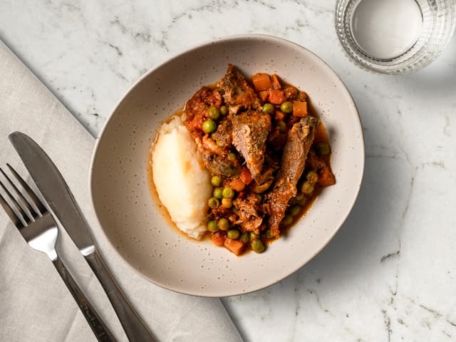 Lamb Shank, Veg, Mash FROZEN