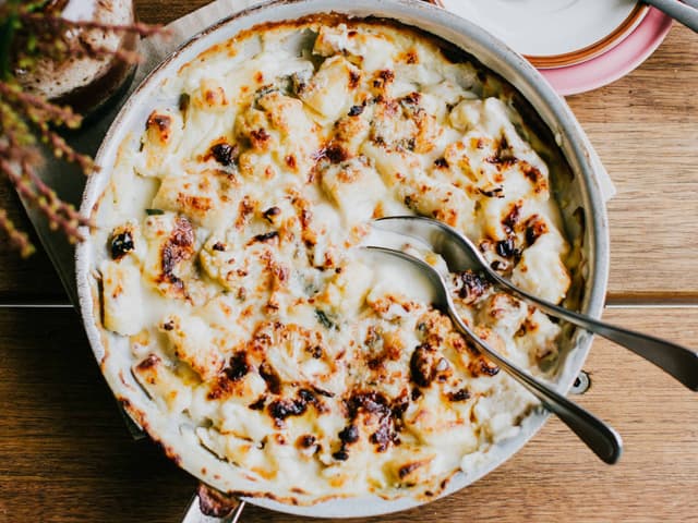 Three Cheese Baked Gnocchi