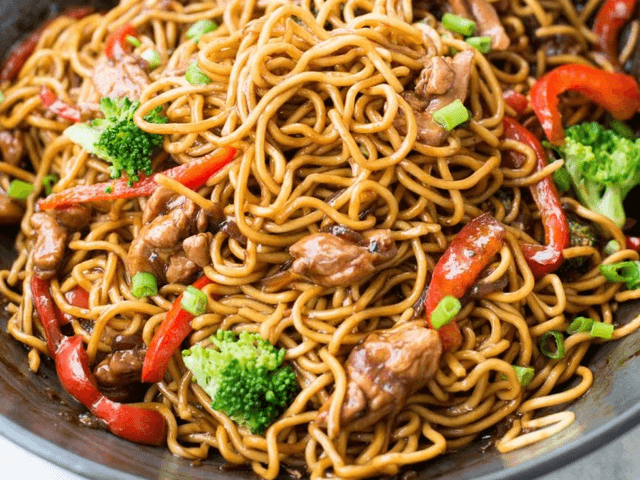 Chicken Ramen w Asian Green