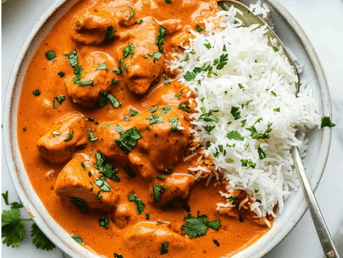 Butter Chicken and Rice - single serve