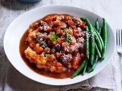 Beef Ragu with Sweet Potato Mash