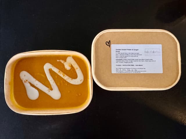 Golden Sweet Potato & Ginger Soup