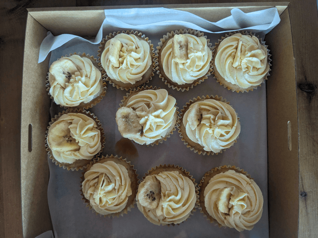 Banoffee Cupcakes | GF - DF - Vegan - Halal