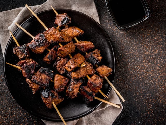 BBQ Pork Skewers