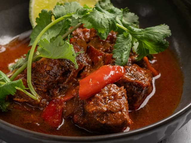 Sichuan Angus beef brisket, bullhorn peppers,