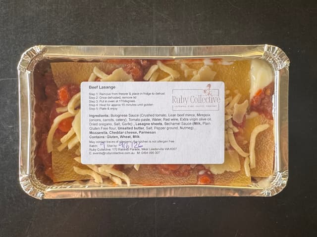 Beef Lasagne