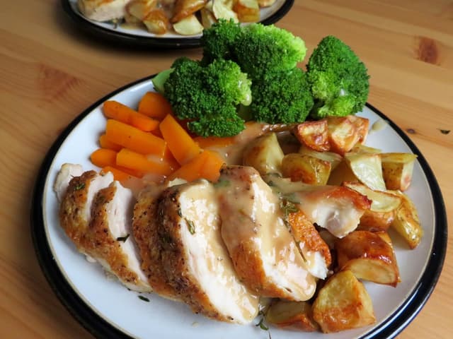 Roast of the Day (Chicken, Pork or Lamb)