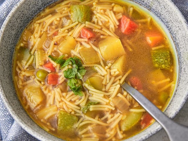 Spiced Chicken Noodle Soup