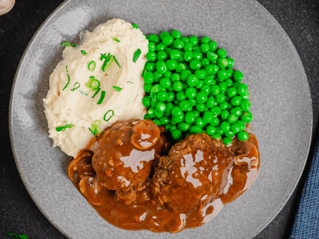 Rissoles with Mash & Gravy