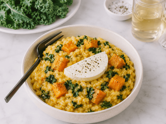 Pumpkin, Kale and Fetta Risotto Frozen
