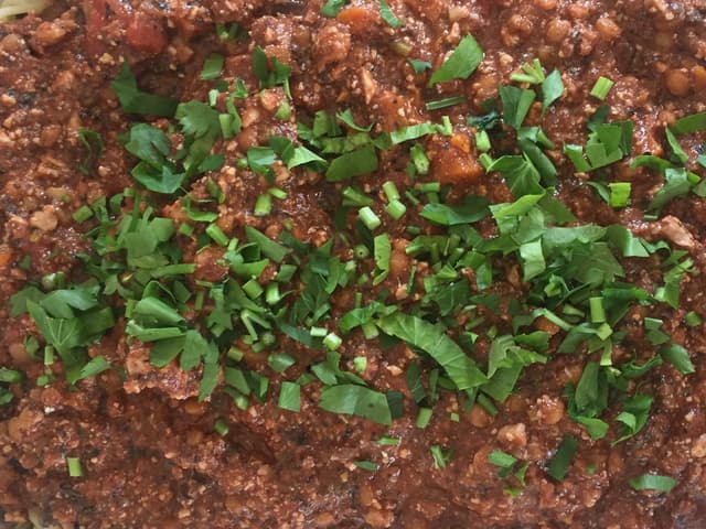 Plant-based Bolognese