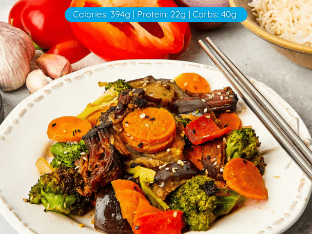 Beef & Black Bean, Stir Fry Veg