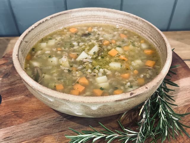 lamb and pearl barley soup 450ml
