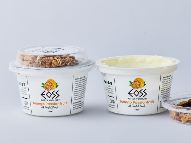 Mango Passionfruit Yoghurt with Toasted Muesli