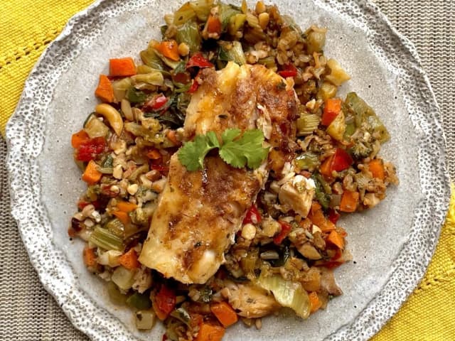 Chilli & Ginger Baked Fish (GF)