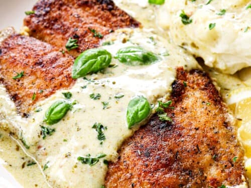 CREAMY PESTO BARRAMUNDI