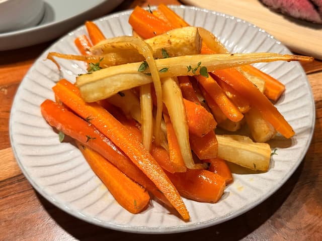 Honey Roasted Carrots & Parsnips