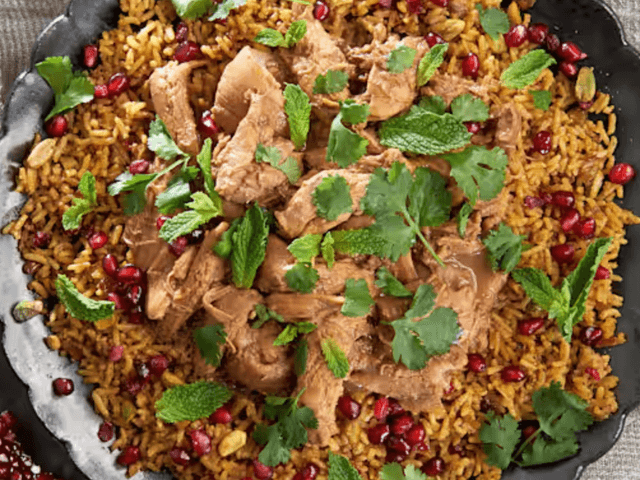 Jewelled Chicken Persian Rice