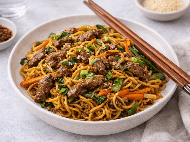 Beef Chow Mein FROZEN