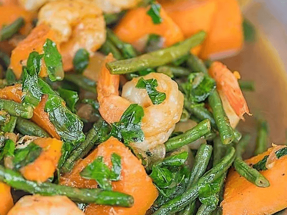 Ginataang Kalabasa, Sitaw at Hipon - FROZEN