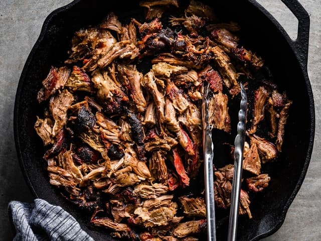 SMOKEY PULLED LAMB SHOULDER
