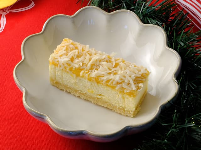 Mango and Coconut Cheesecake