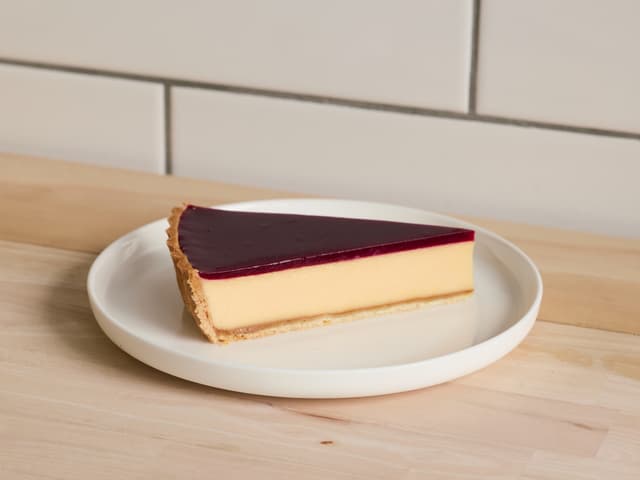 Blackberry & Orange Cheesecake Tart (Slice)