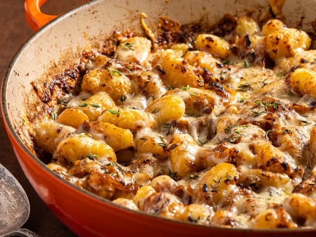 FRENCH ONION BEEF + MUSHROOM GNOCCHI