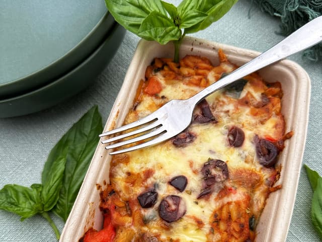 Greek lamb & Vegetable rissoni
