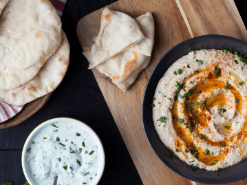 Pita Breads and all the Trimmings!