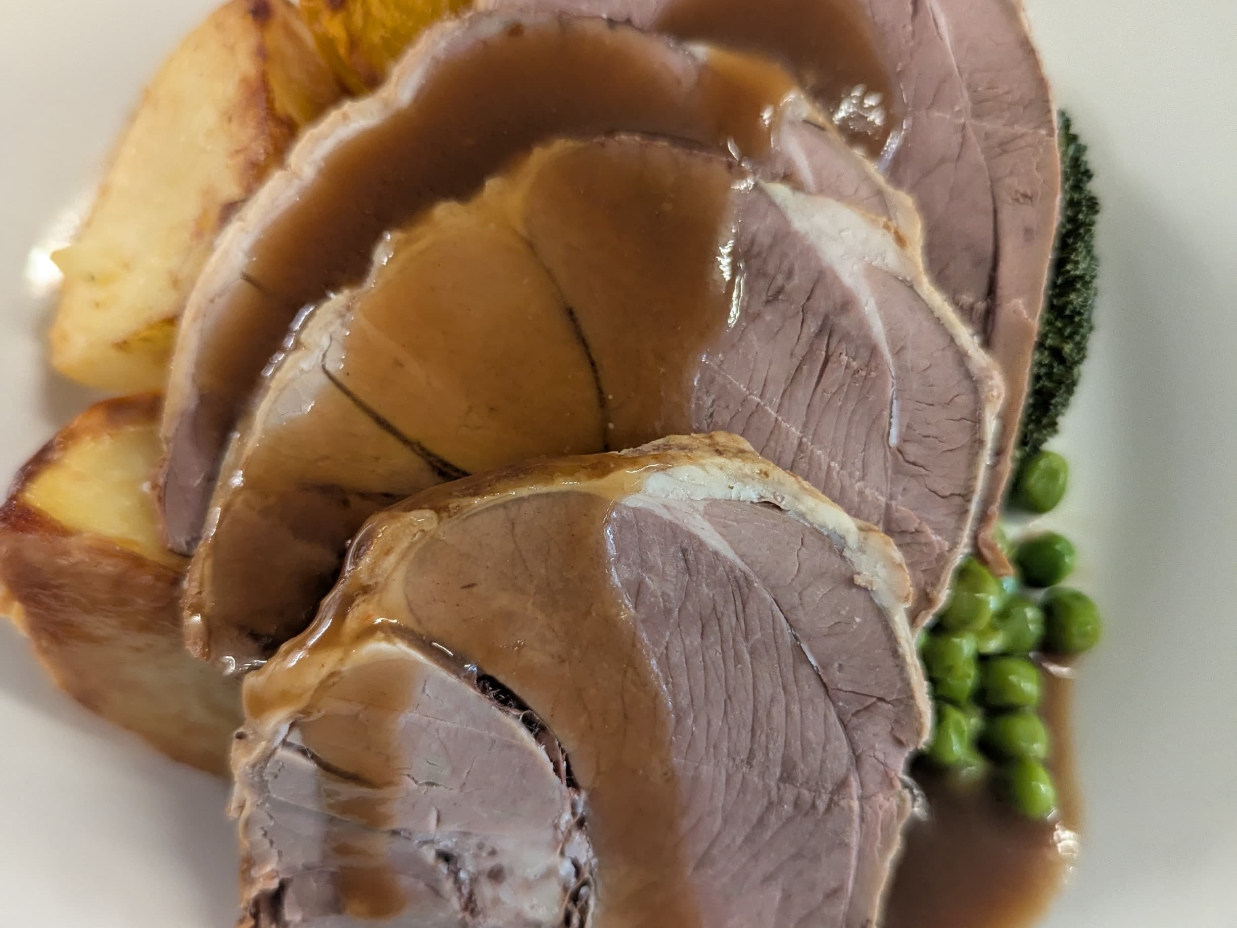 Roast of the day Lamb with vegetables