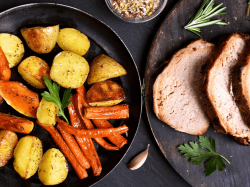 Pork Roast, Vegetables & Gravy (450g)