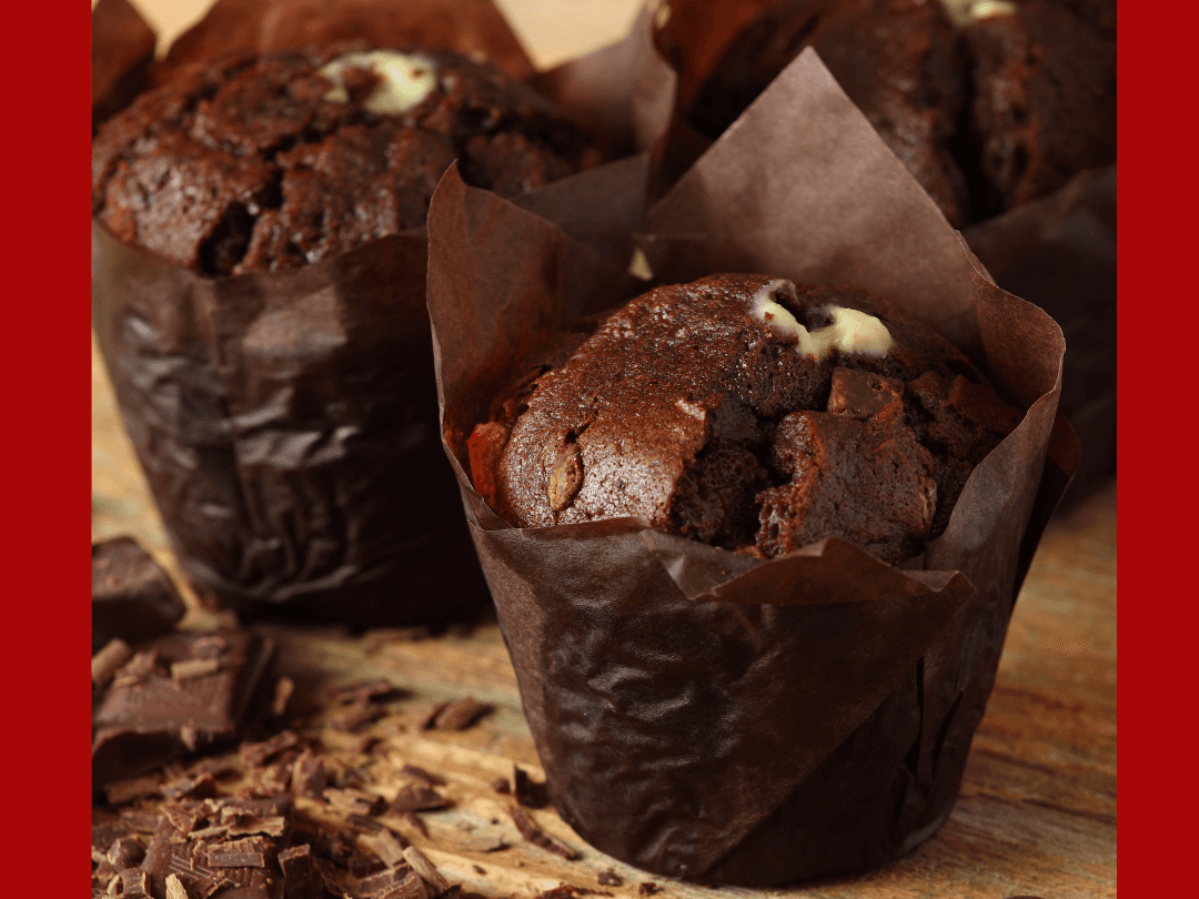 Sour Cream Chocolate Cake Muffins