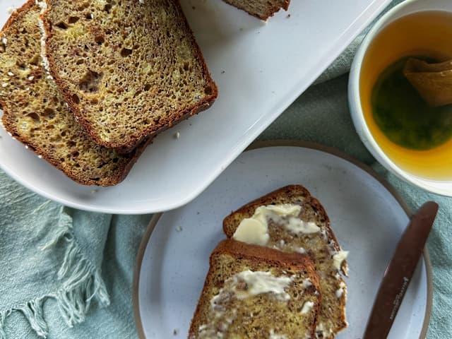 Tahini banana Bread