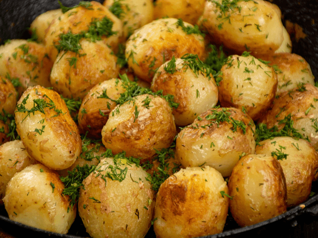 Roasted Chat Potatoes