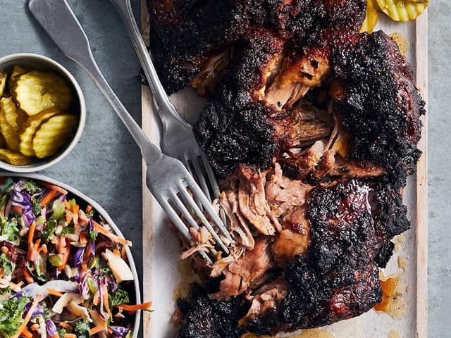 LIME PICKLE PULLED LAMB SHOULDER