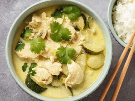 Lime & Coconut Chicken Curry w/ Rice (OGF) (Mini-Meal)