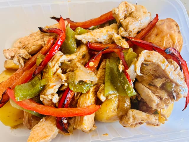 FROZEN: Chicken Fajita with Roasted Potato